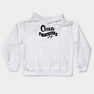 Geschenk Oma ist die beste Kids Hoodie